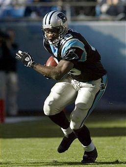 Carolina Panthers NFL #48 Stephen Davis Running Back 2003-2005 Size Large