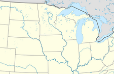 Kansas–Nebraska football rivalry is located in USA Midwest