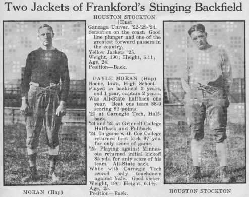 NFL Resurrected: Frankford Yellowjackets Philadelphia's original NFL team.  Eagles and OG Yellow Jackets are separate entities. The team originated as  early as 1899 and eventually joined the NFL in 1924. They went