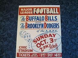 1948 Cleveland Browns vs. Buffalo Bills AAFC Championship Ticket, Lot  #41267