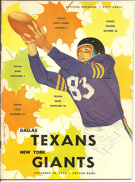 Dallas Texans (NFL), American Football Database