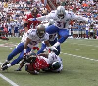 Tackle during the 2006 Pro Bowl in Hawaii