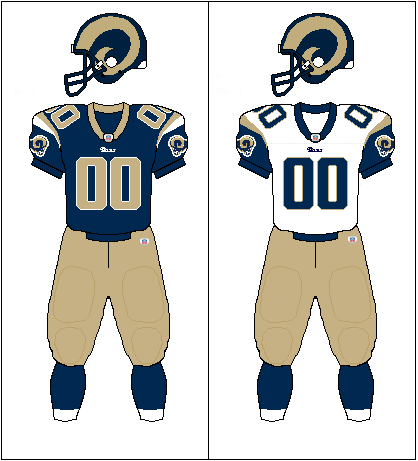 2001 rams uniforms