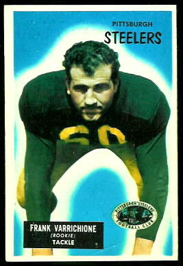 1960 Frank Varrichione Pittsburgh Steelers Topps #97 Football Card