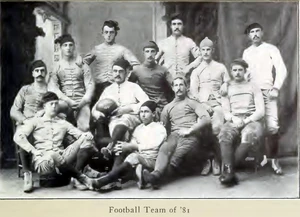 Yale football team, 1881