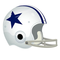 Dallas Cowboys style NFL Vintage Football Helmet - DON MEREDITH 1960-1963