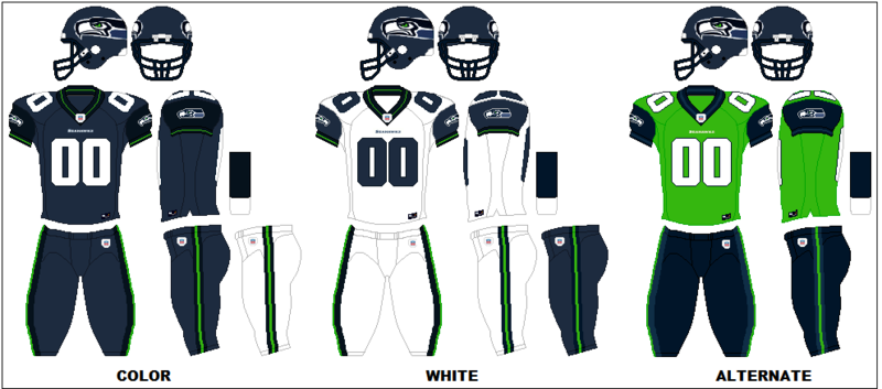 seahawks 2009 uniform