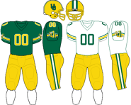 Pac-10-Uniform-UO-1985-1994.png (27 KB) Oregon's 1985 – 1994 uniform, with the Donald Duck logo on sleeves