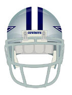 Dallas Cowboys helmet Front