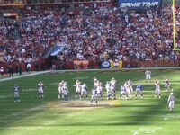 Washington Redskins New York Giants at line