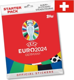 Autocollant Topps Euro 2024 - EST 1 Emblème Estonie - Feuille Swiss Ed Gold Foil