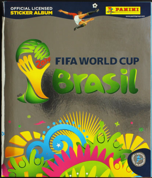 2014 FIFA World Cup Platinum Edition (Panini) Football Sticker Album