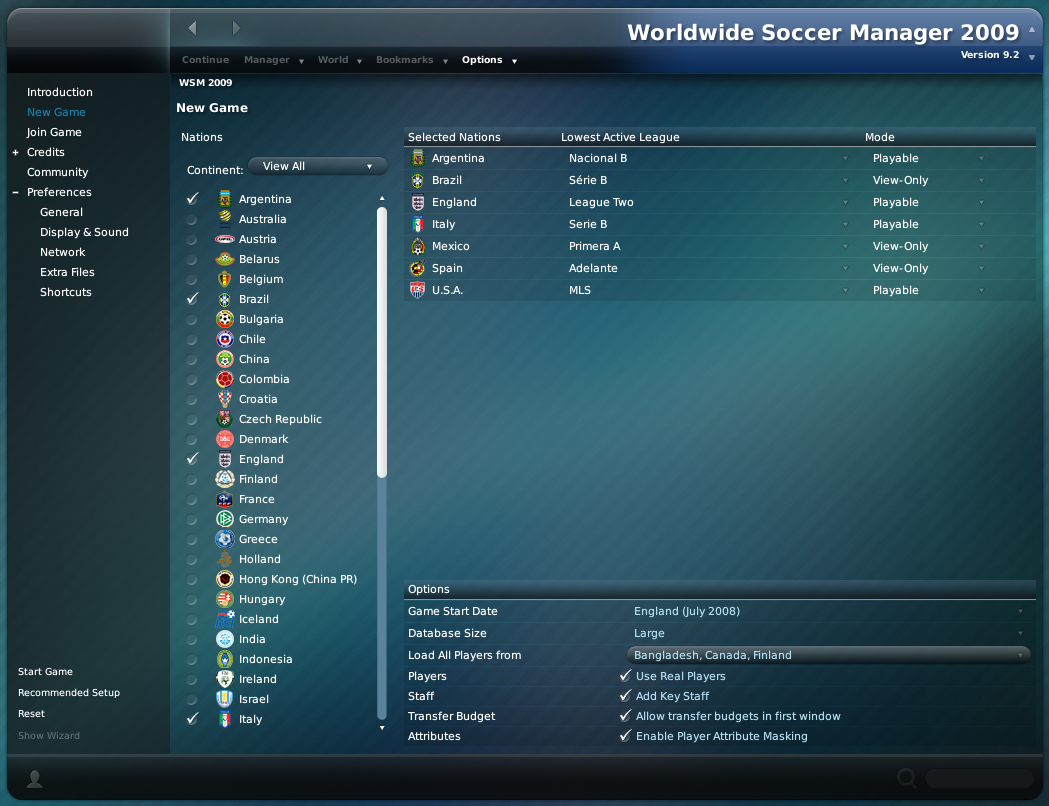  World Wide Soccer Manager 2009 - PC : Video Games