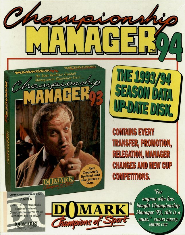 Championship Manager 93 (DOS) Game Download