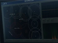 Seismologic map of the region during the landslide
