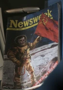 Close-up of the Newsweek cover