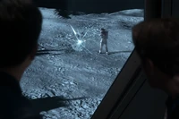 Cosmonauts started shooting at Jamestown, retaliating the Americans' violence