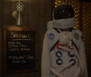 ..and serving space-themed food.
