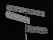 Signpost on the Moon