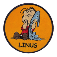 "Linus of Jamestown" patch, 1983