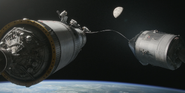 Apollo 24 & 25 in Earth's orbit