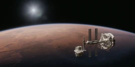 FAM 401 46.37 Phoenix + Ranger-1 over Mars