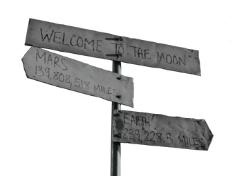 Signpost Moon (transparent)