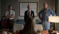 FAM 108 31.26 Buzz Aldrin, Weisner, Deke Slayton at Margo office