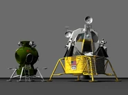 The LK compared to the American lunar module