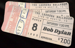 FAM 155 TC Bob Dylan tickets 1980 1