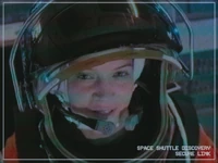 Tracy's launch was broadcast so she could do an interview