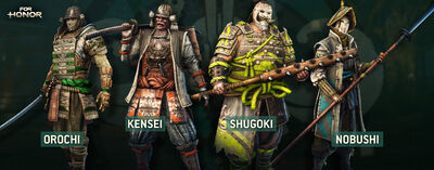 For Honor Orochi Kensei Shugoki Nobushi