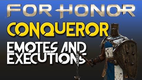 For Honor - Conqueror- Emotes & Executions