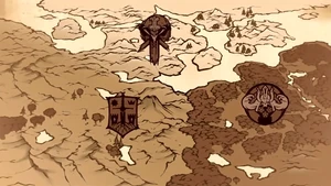 Established distribution of the nations prior to the new migrations.