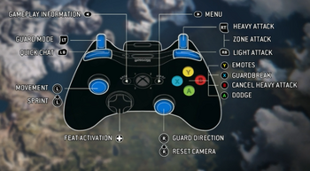 Xbox controls