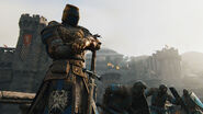 Knights warden overlooking battle - for honor