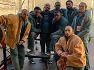 Tyhem Commodore, 50 Cent, Hassan Johnson, Colin Kilkenny, HaHa Davis, Nicholas Pinnock, Will Cobbs, Rio Rocket on set