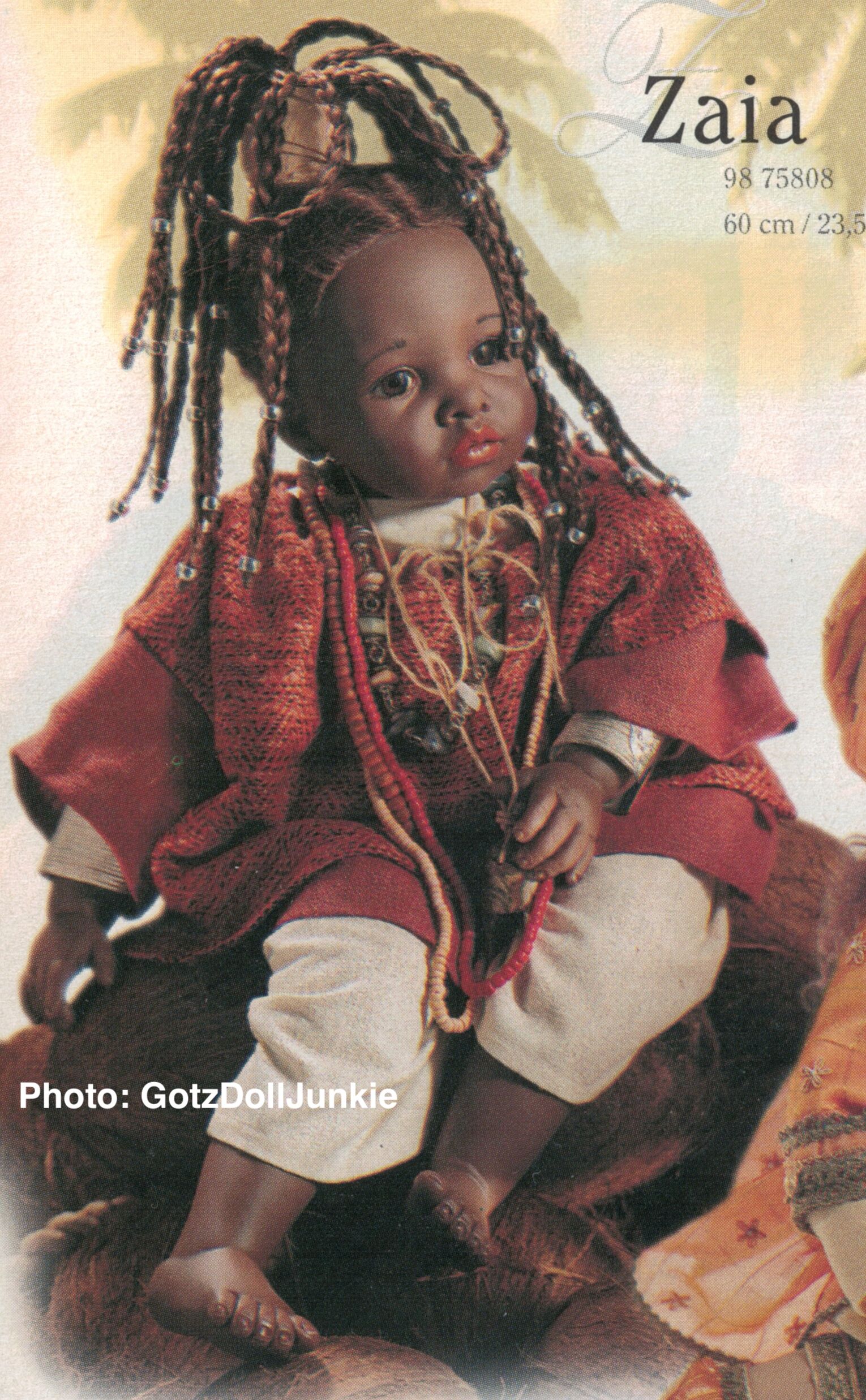 1998 ZAIA - Gotz Artist Doll Designed by CARIN LOSSNITZER