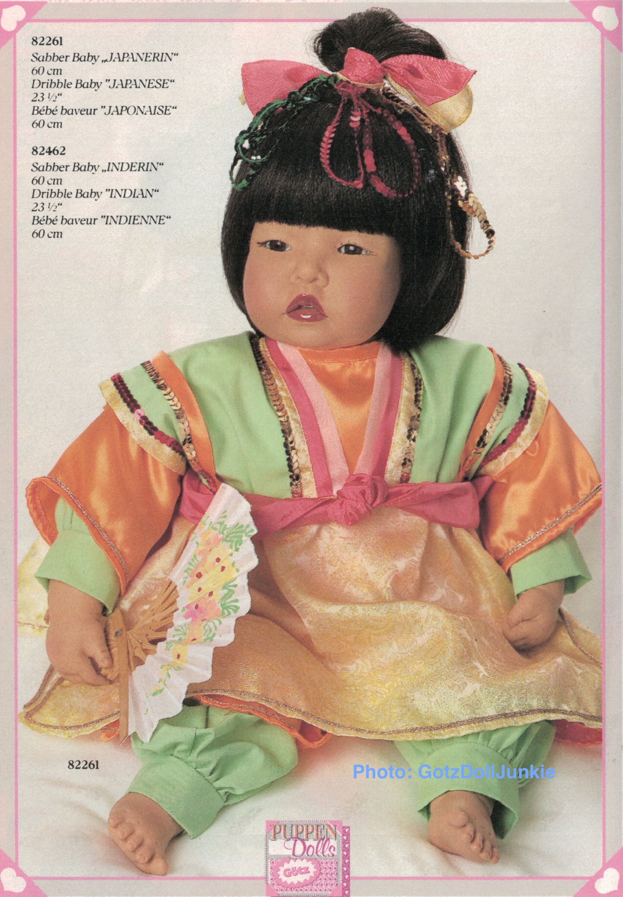 1992 MEI FONG - Gotz Artist Doll Designed by CARIN 1992 MEI FONG - Gotz Artist Doll Designed by CARIN