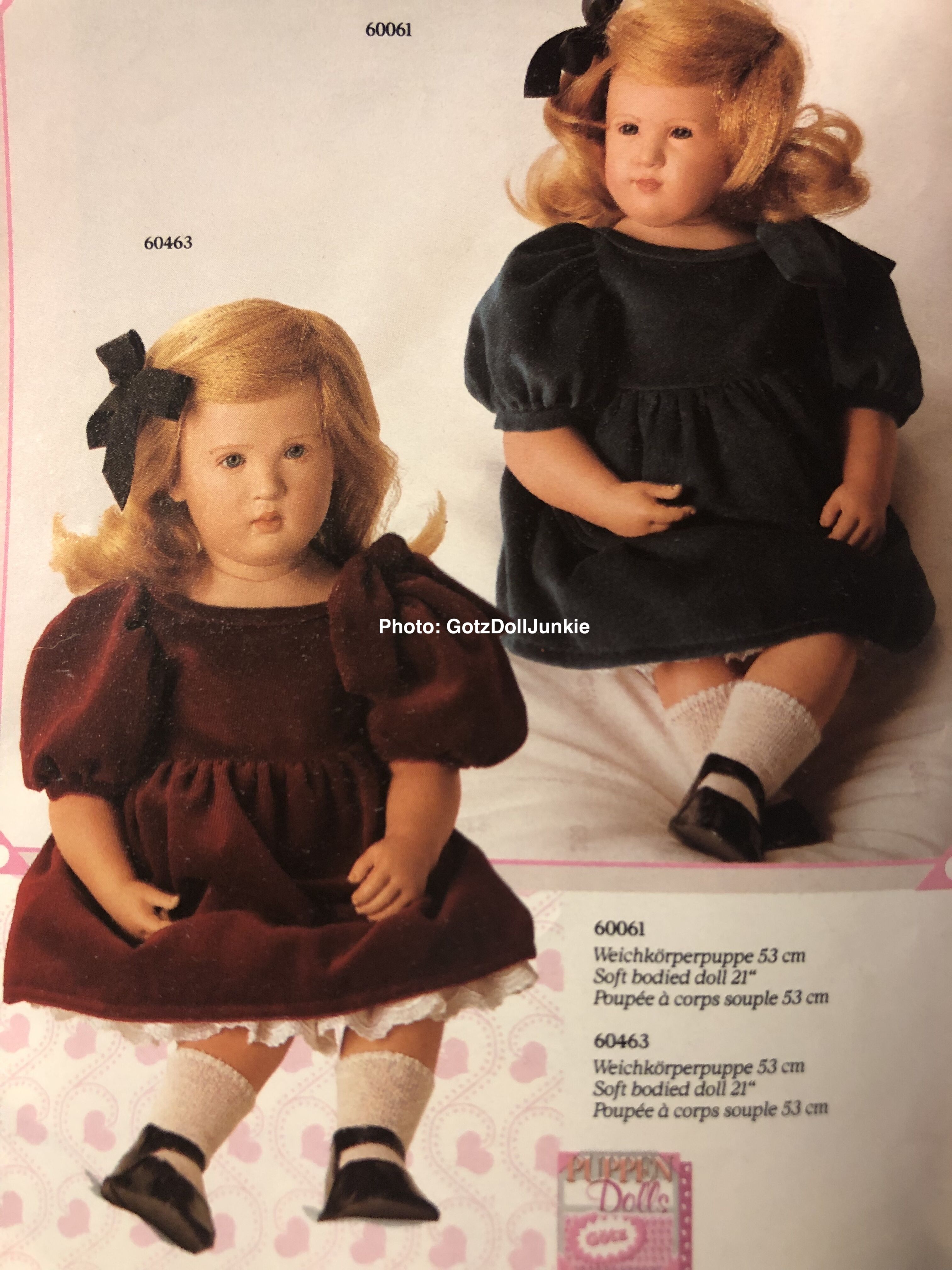1992 MONA - Gotz Artist Doll Designed by SABINE ESCHE 1992 MONA - Gotz Artist Doll Designed by SABINE ESCHE