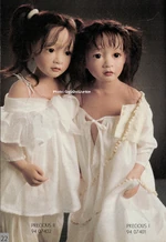 Philip　Heath　ゴッツ　アーティストドール　ビスク　Gotz Lot - (1) Gotz Doll. Black African girl doll by artist Philip