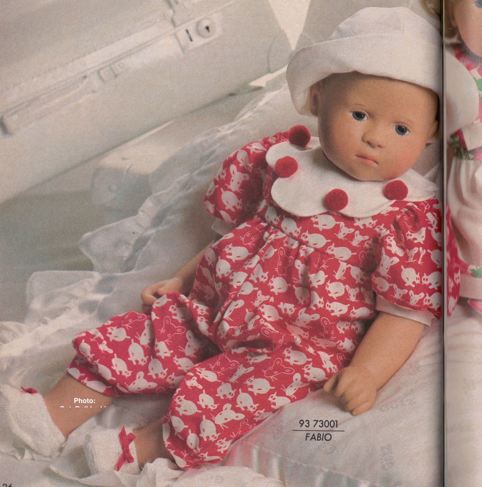 1993 FABIO - Gotz Artist Baby Doll Designed by SYLVIA