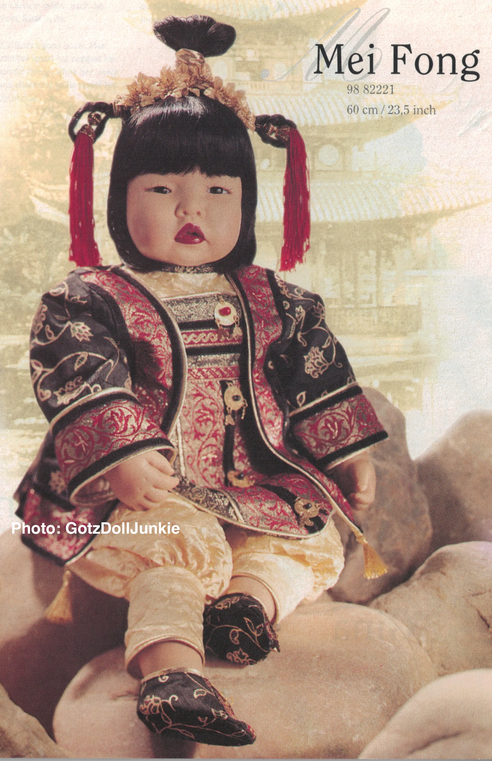 1998 MEI FONG - Gotz Artist Doll Designed by CARIN LOSSNITZER - 98