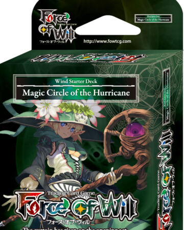 Starter Deck Magic Circle Of The Hurricane Force Of Will Tcg Wiki Fandom