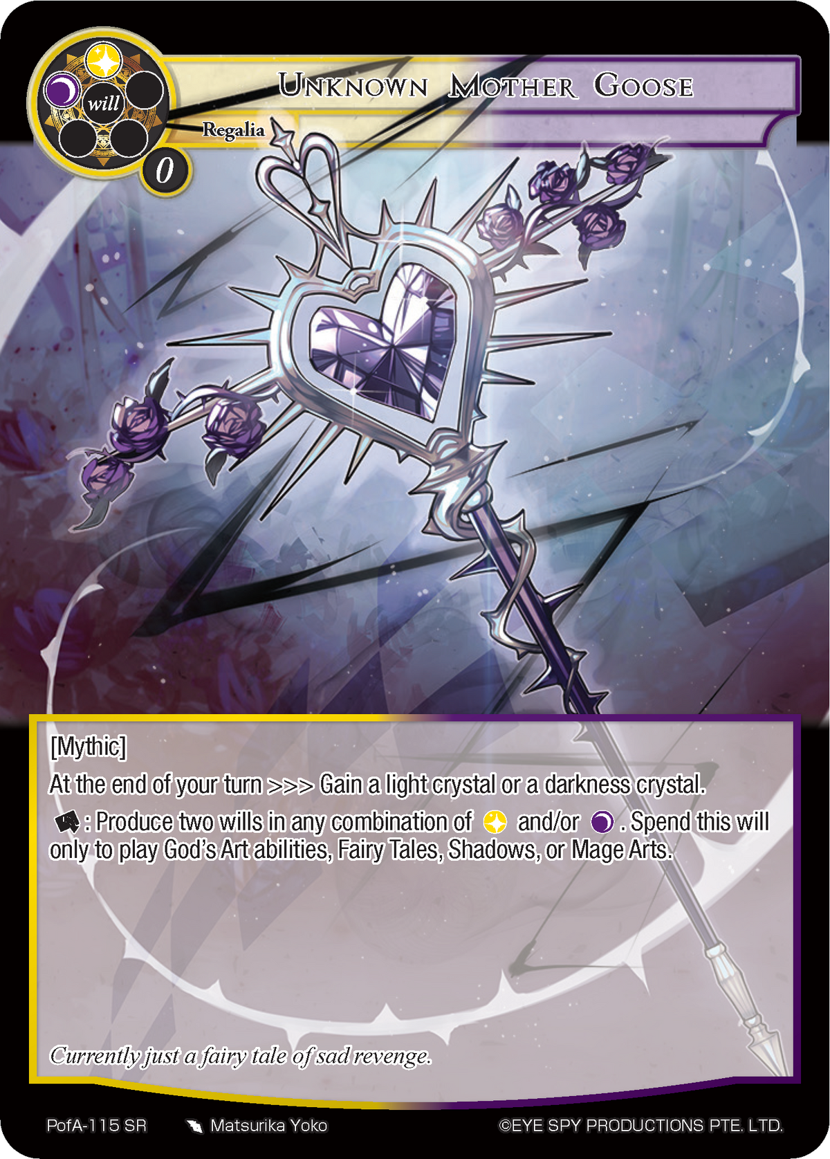 Unknown Mother Goose | Force of Will TCG Wiki | Fandom
