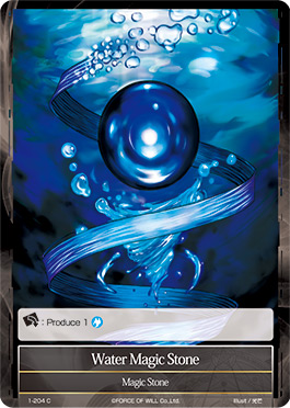 Foil Magic Rock Water-Water Magic Stone FOW Force of Will tms-104 C E/I 