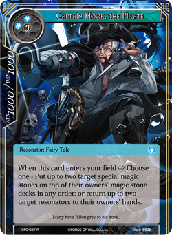 Force of Will TCG Peter Pan and Captain Hook Promo Demo Decks set of 2 Force of Will TCG Peter Pan and Captain Hook Promo Demo Decks set of 2