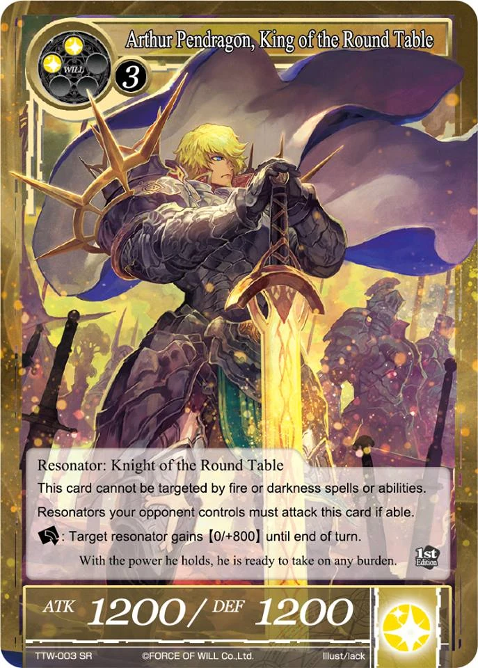 Force of Will ③ Arthur Pendragon, King of the Round Table | Force of Will