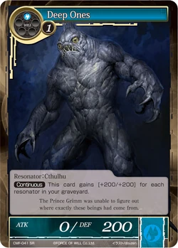 Deep Ones | Force of Will TCG Wiki | Fandom