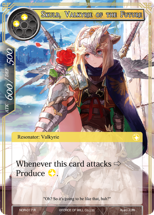 Fate Weaver, Valkyrie, Force of Will TCG Wiki